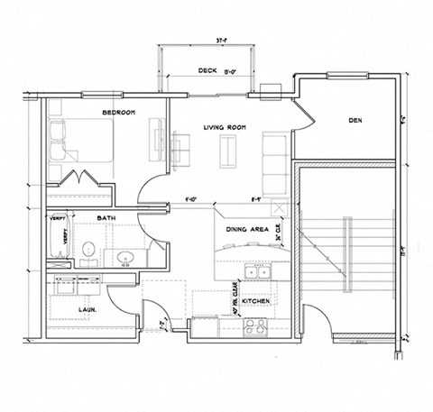 a floor plan of a house